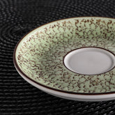 Wilmax Porzellan Untertasse, 15 cm, Splash Pistachio Kollektion, WL-667136/B